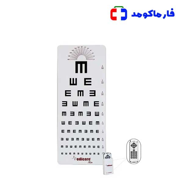 سی چارت بینایی سنجی تک خانه مدیکر مدل CC.1