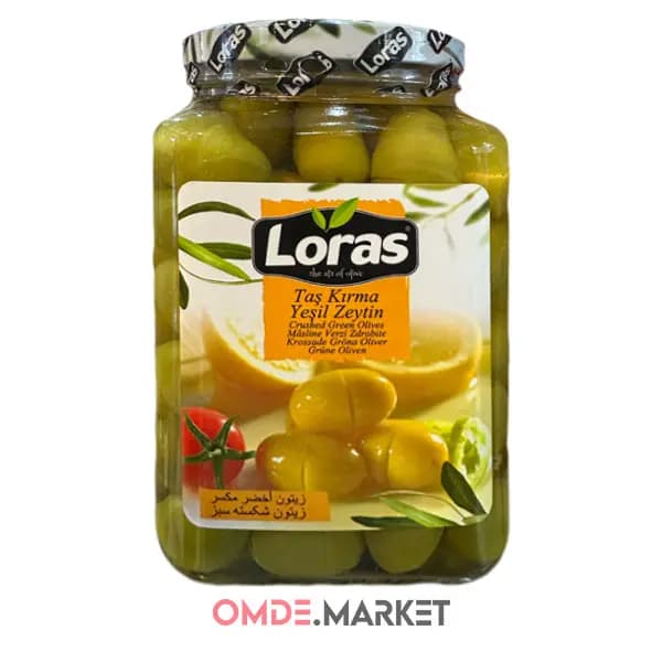 زیتون سبز Loras لوراس شکسته ۹۰۰ گرمی — تصویر ۶