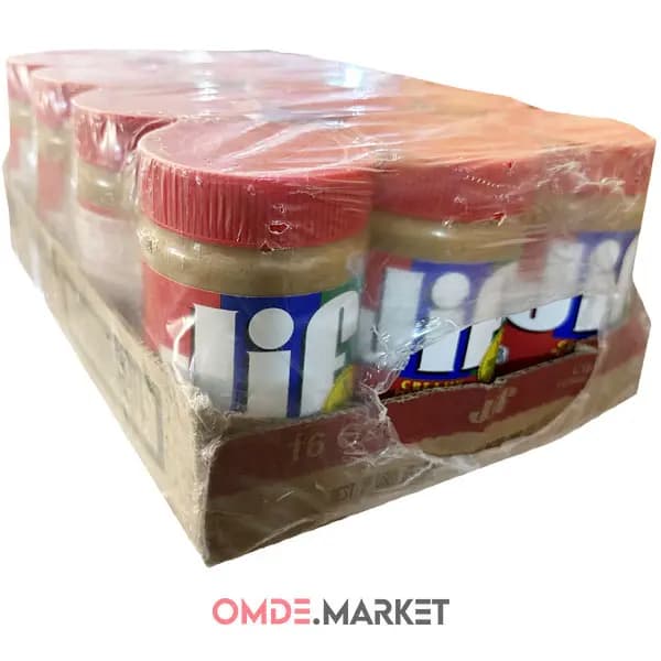کره بادام زمینی jif جیف قرمز عمده 12 عددی
