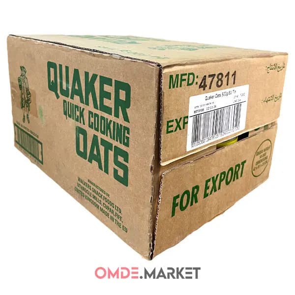 جو دو سر پرک QUAKER کواکر عمده 24 عدد 500 گرمی — تصویر ۱۰