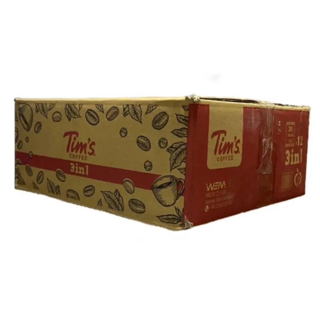 کافی میکس Tim’s تیمز 3 در 1 عمده 12 بسته 20 عددی — تصویر ۱۲