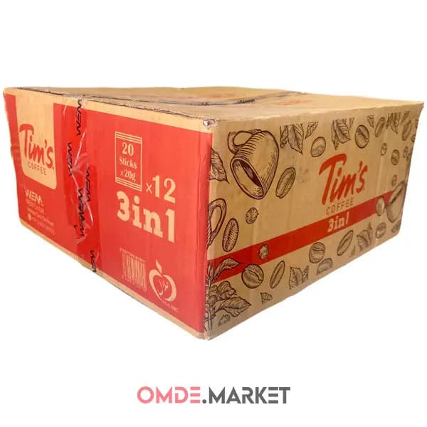 کافی میکس Tim’s تیمز 3 در 1 عمده 12 بسته 20 عددی — تصویر ۸
