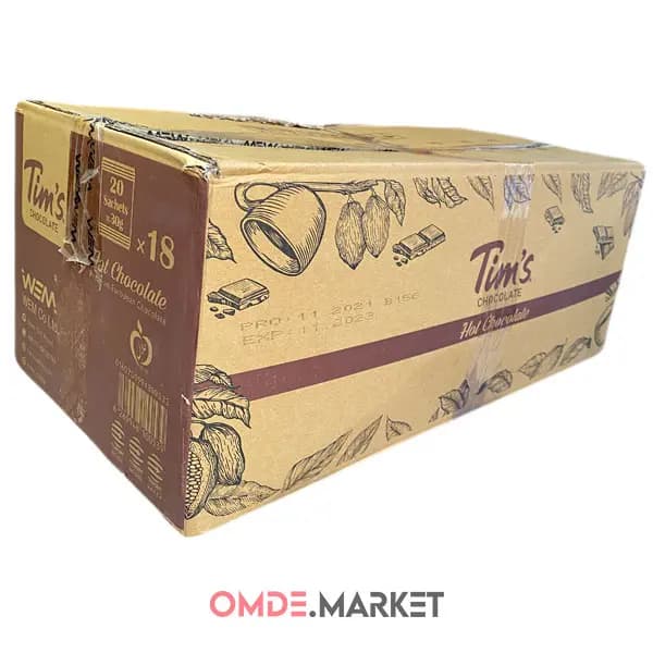 هات چاکلت تیمز Tim’s عمده 18 بسته 20 عددی
