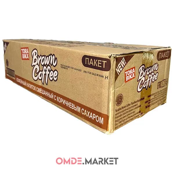 کافی میکس ترابیکا Brown Coffee شکر قهوه ای عمده 12 بسته 20 عددی — تصویر ۶