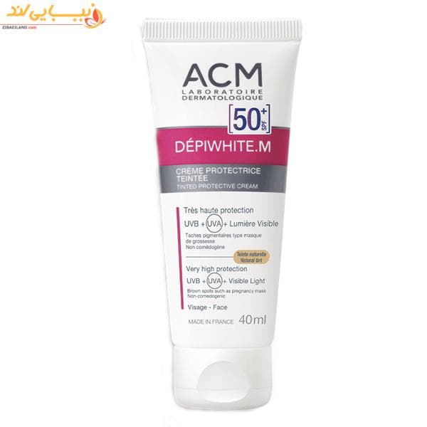 ضد آفتاب ضدلک ای سی ام ACM حجم 40 میل — تصویر ۳