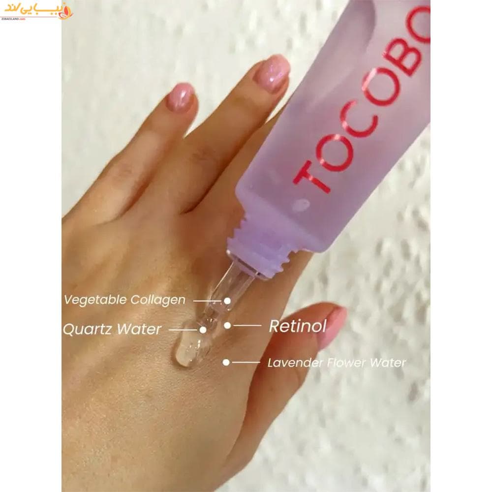 ژل کرم روشن کننده دور چشم کلاژن توکوبو Tocobo — تصویر ۴