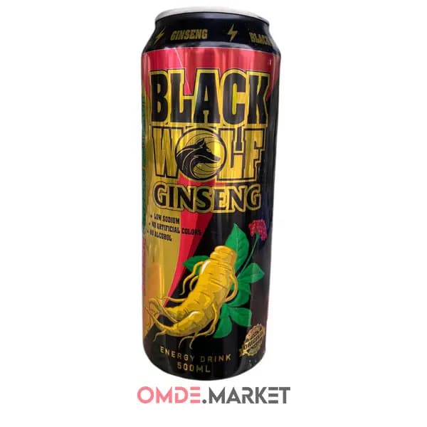 انرژی زا بلک ولف جنسینگ ۵۰۰ میل عمده ۲۴ عددی Black Wolf — تصویر ۳