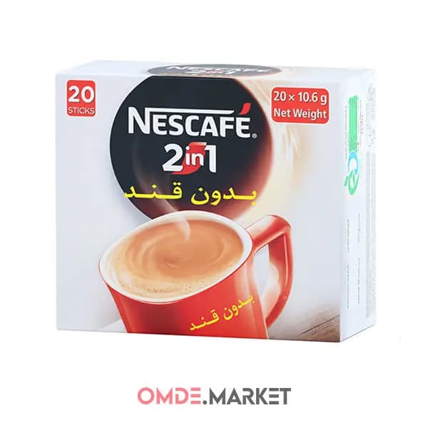 کافی میکس نسکافه رژیمی بدون قند 2در1 20 عددی (طرح قدیم) — تصویر ۴
