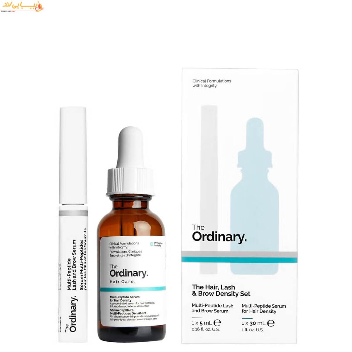 ست سرم مو، و مژه مولتی پپتید اوردینری The Ordinary