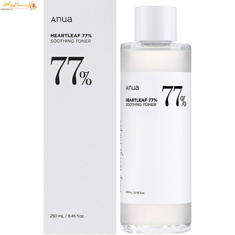 تونر تسکین دهنده آنوا ا Anua Heartleaf 77% Soothing Toner — تصویر ۲
