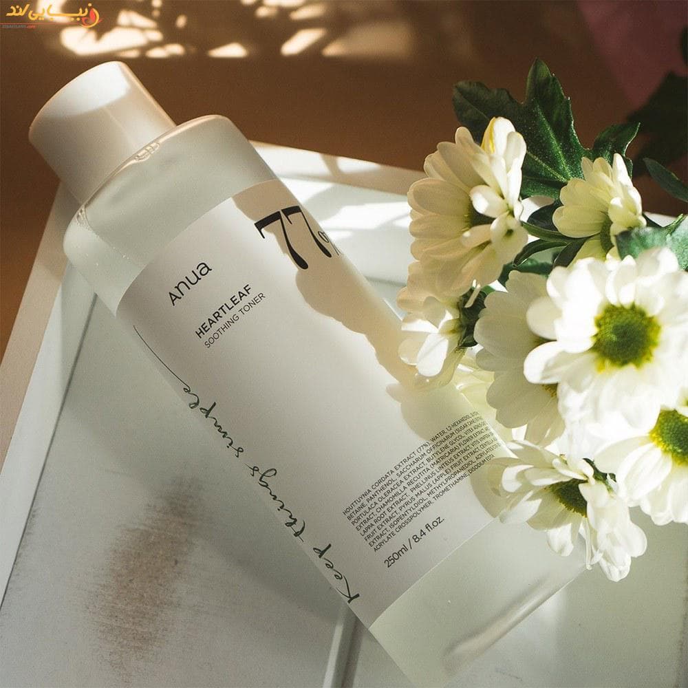 تونر تسکین دهنده آنوا ا Anua Heartleaf 77% Soothing Toner — تصویر ۳