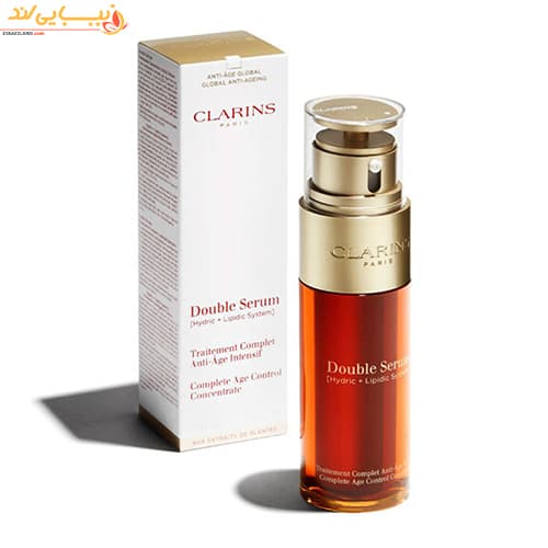 دابل سرم ضد چروک کلارنس Clarins حجم 50 میل — تصویر ۲