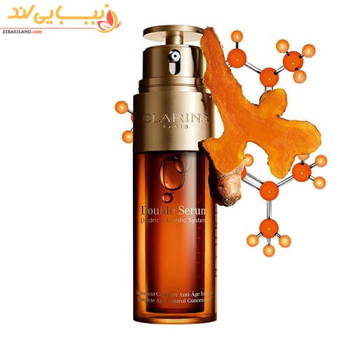 دابل سرم ضد چروک کلارنس Clarins حجم 50 میل — تصویر ۵