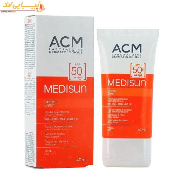 کرم ضد آفتاب ای سی ام مدل MEDISUN حاوی +SPF 50