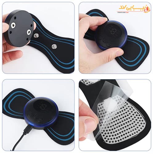 ماساژور برقی پروانه ای EMS Mini Massager — تصویر ۱۱