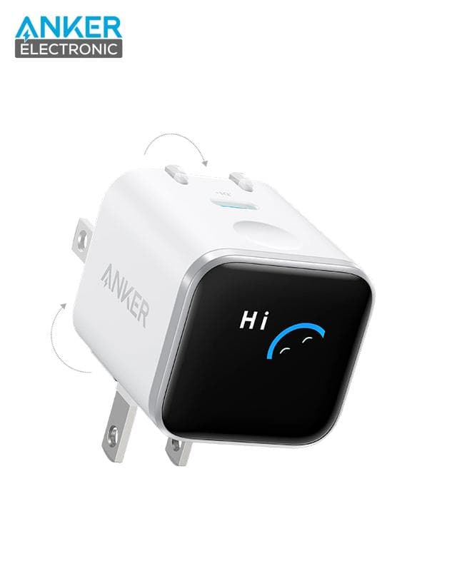 شارژر 45 وات انکر Anker Nano Charger 45W A121D پلاگ دوپین تاشو — تصویر ۸