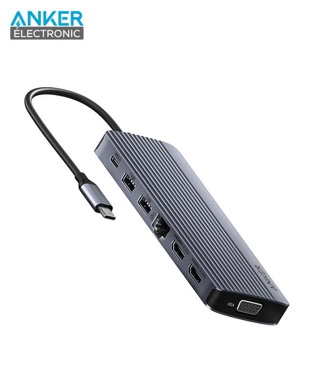 هاب 14 پورت انکر Anker Laptop Docking Station 14 in 1 A8389