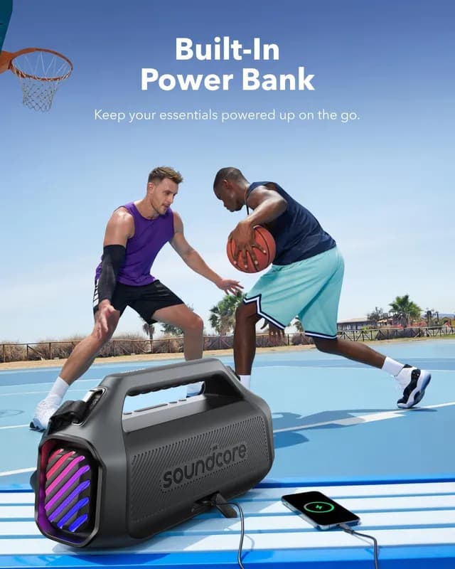 اسپیکر بلوتوثی 140 وات انکر Anker Soundcore Boom 2 Pro A3134 — تصویر ۶