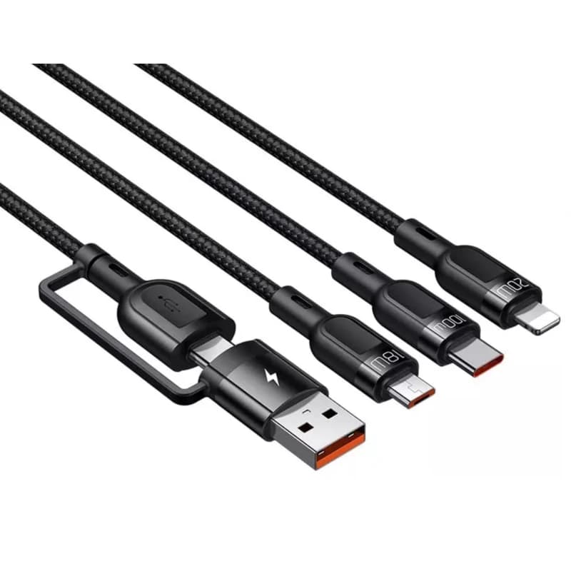 کابل تبدیل USB به لایتنینگ / usb-C / Microusb مک دودو مدل CA-8800 طول 1.2 متر — تصویر ۱۰