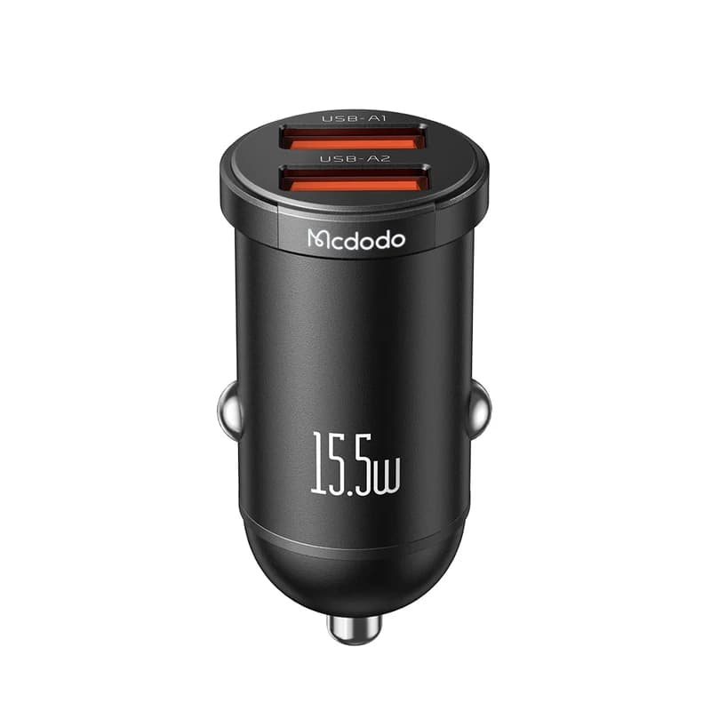 شارژر فندکی ۲ پورت ۱۵٫۵ وات مک دودو مدل Mcdodo CC-2950 — تصویر ۲
