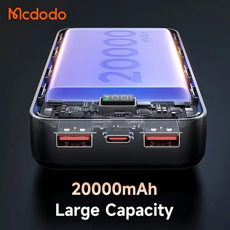 پاوربانک 20000 مک دودو مدل MC-4230 با توان 22.5 وات — تصویر ۶