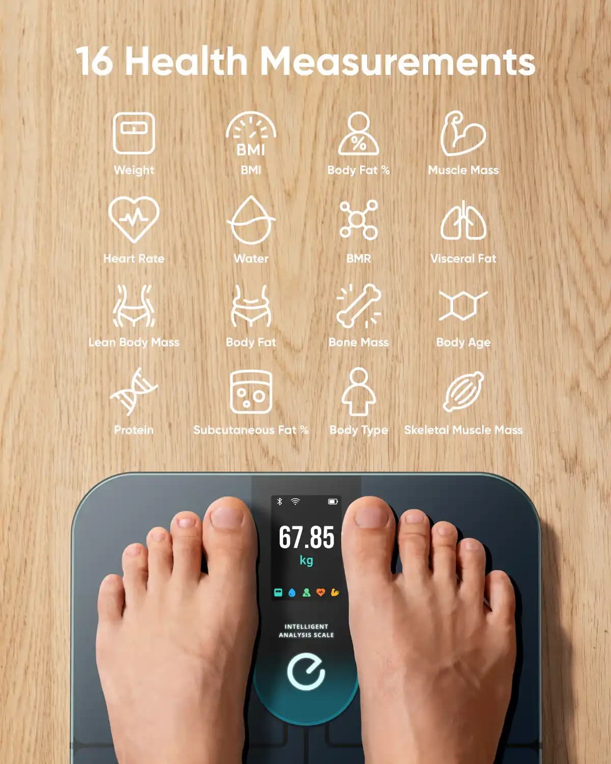 ترازو هوشمند انکر Anker Eufy Smart Scale P3 T9150 — تصویر ۴