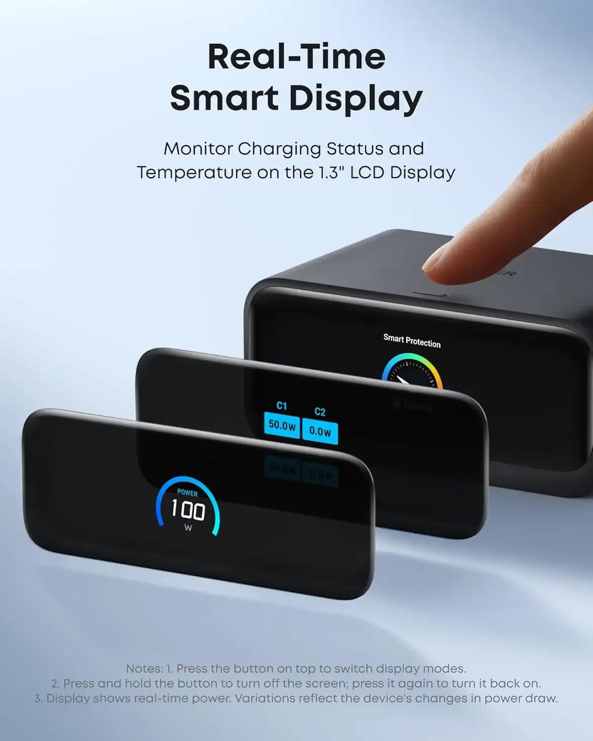 شارژر رومیزی 100 وات انکر Anker Nano Charging Station, 6-in-1 A91C8 — تصویر ۳