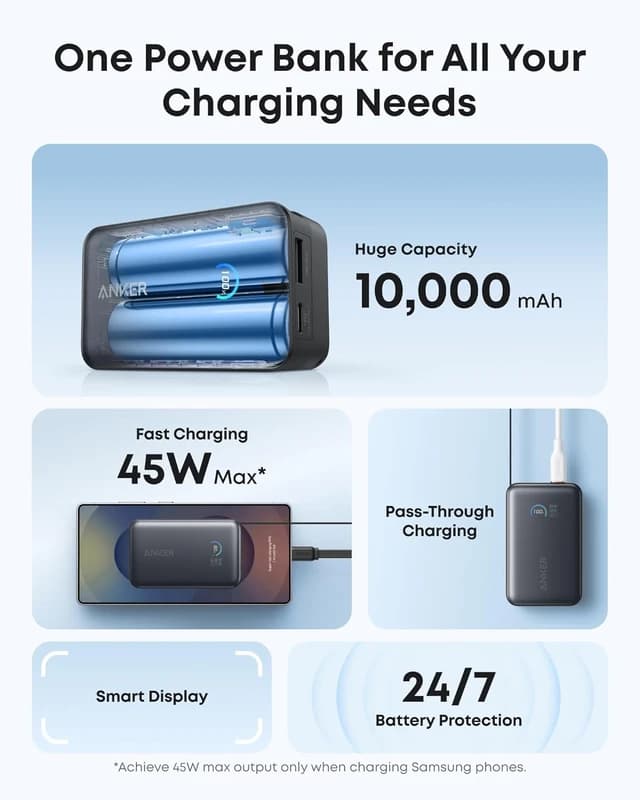 پاوربانک انکر Anker Nano Power Bank 10,000mAh A1638 — تصویر ۷