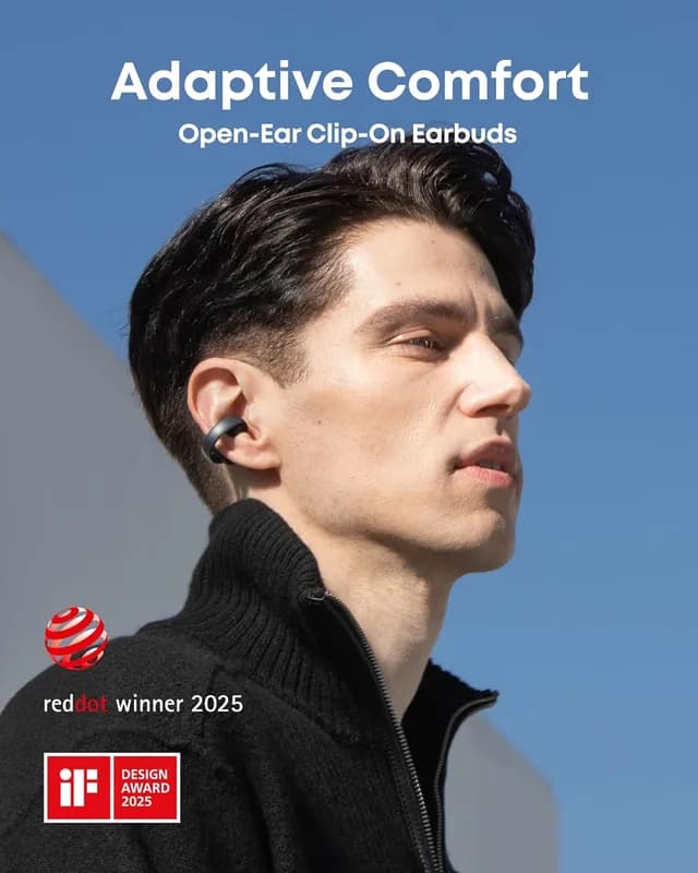 هدفون بی سیم انکر Anker Soundcore AeroClip A3388 — تصویر ۶