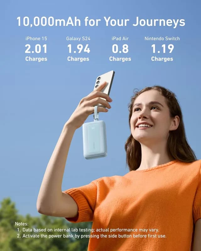 پاوربانک 20000 میلی آمپر انکر Anker Zolo Power Bank, 20,000mAh 30W A1681 — تصویر ۶