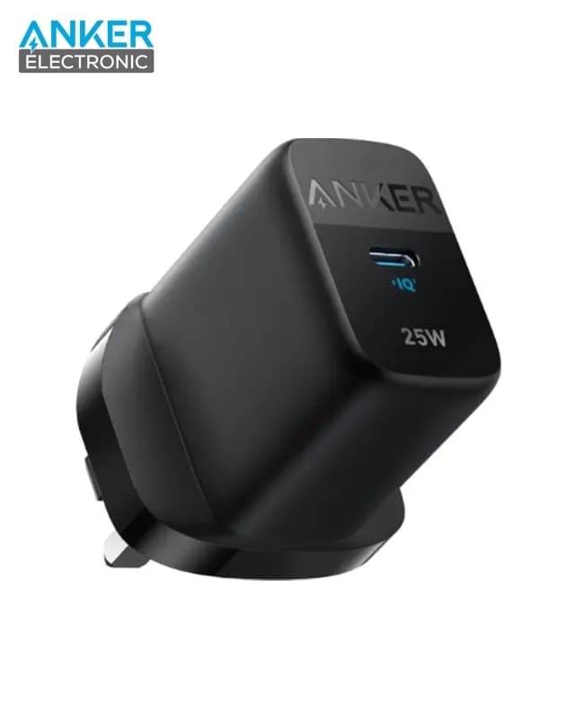 شارژر انکر 312 دیواری 25 وات انکر Anker 312 Charger Ace 25W PPS A2642 UK + مبدل پریز هدیه — تصویر ۲