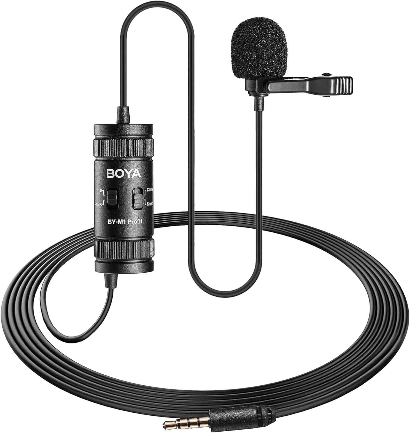 میکروفون یقه ای سیم دار بویا مدل Boya-M1 Pro 2 — تصویر ۲