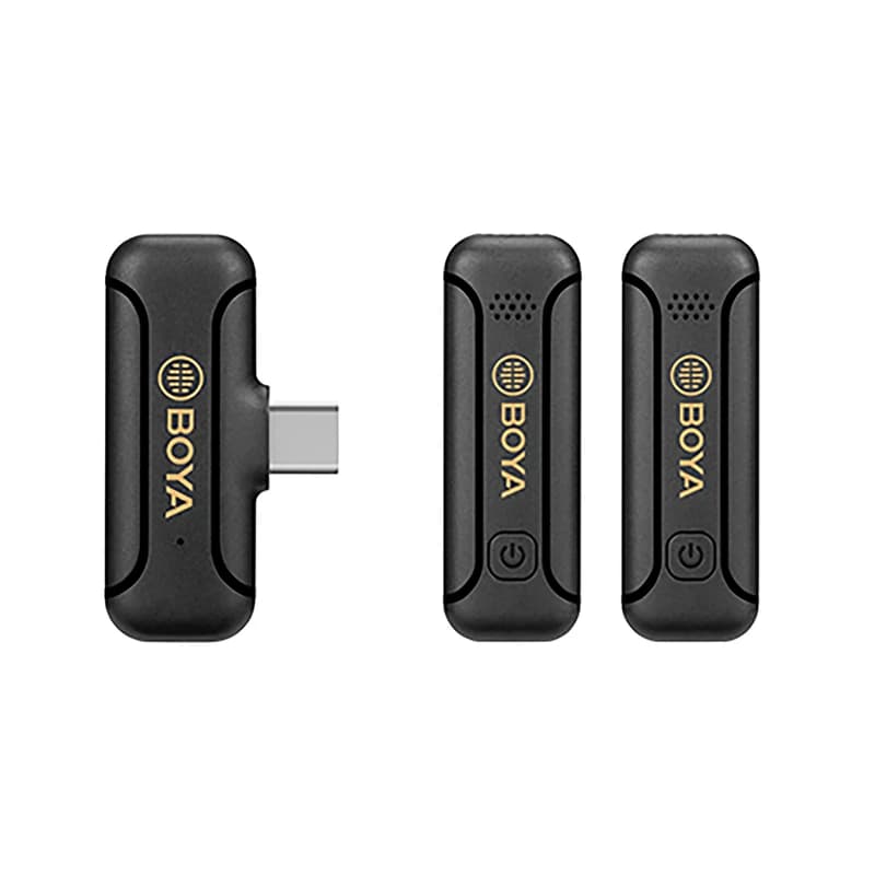 میکروفون بویا میکروفون بی سیم تایپ سی دو مخاطبه بویا مدل Boya By-Wm3t2-U2