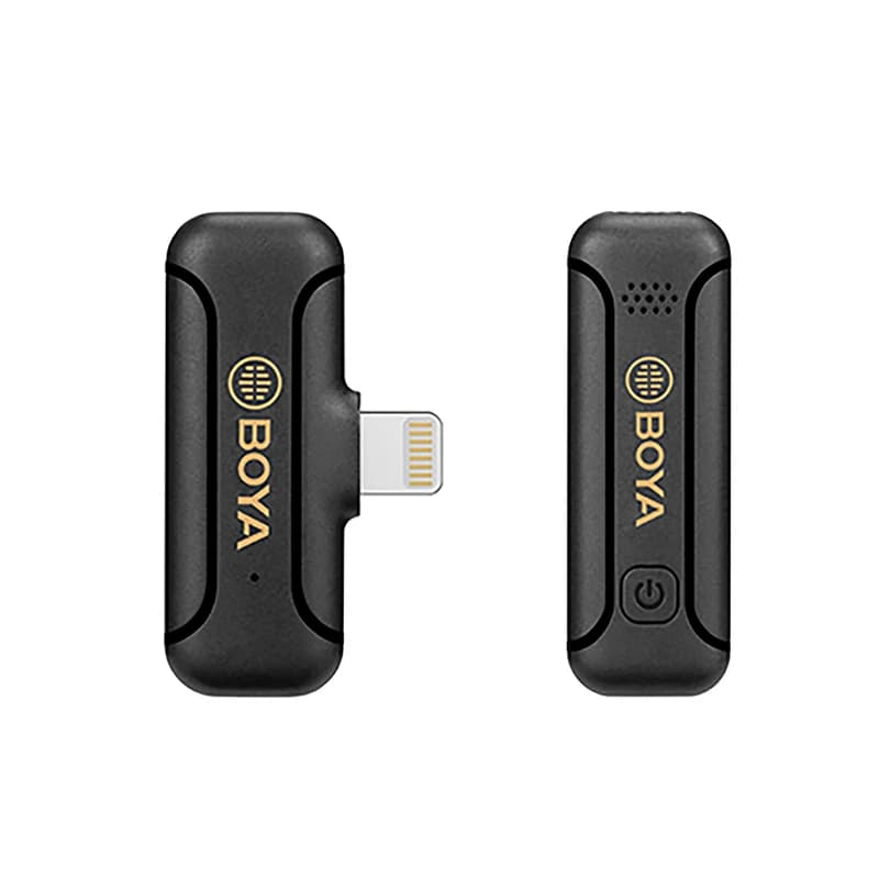 میکروفون بی سیم بویا تک مخاطب آیفونی مدل Boya-WM3T2-D1 — تصویر ۲