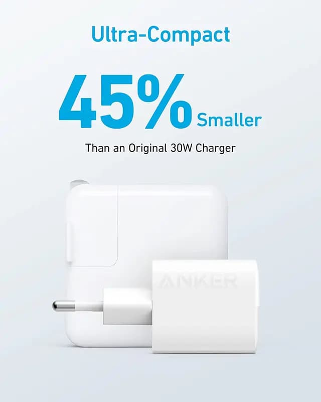 شارژر دیواری 33 وات انکر Anker 323 Charger 33W A2331 EU دوپین ایران — تصویر ۳
