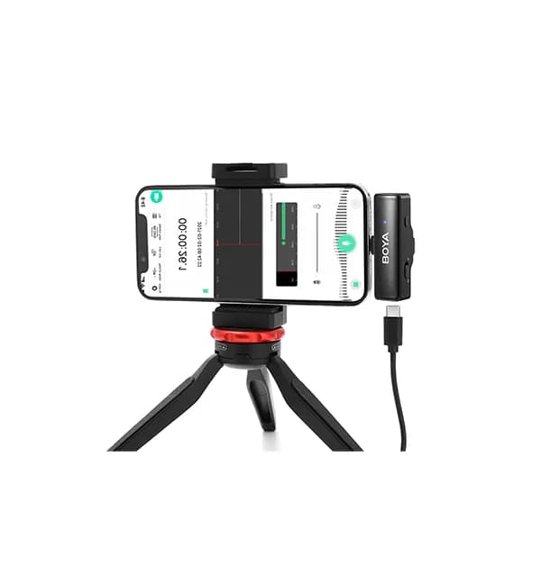 میکروفون بی سیم یقه ای دو مخاطبه بویا مدل BoyaLink A2 — تصویر ۴