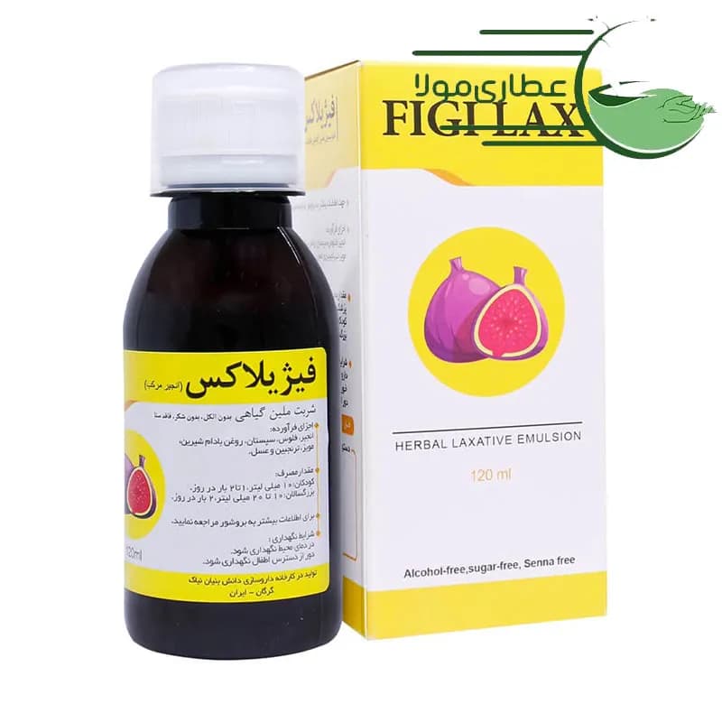 شربت انجیر فیژیلاکس نیاک 120 میلی لیتر — تصویر ۹