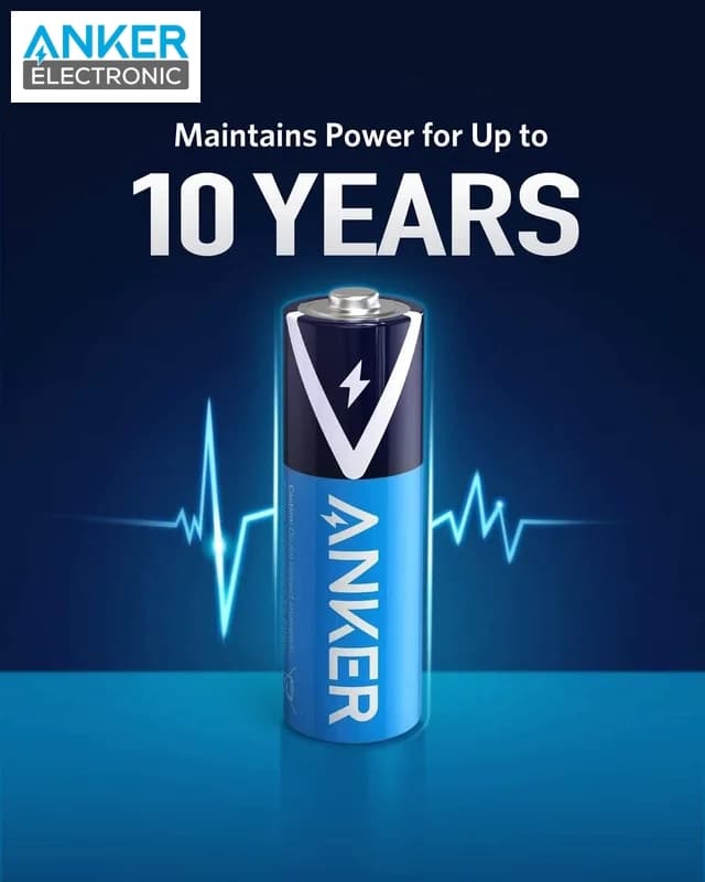 باتری قلمی 1.5 ولت انکر Anker Batteries Alkaline AA 8-pack B1810H13 پک 8 تایی — تصویر ۹
