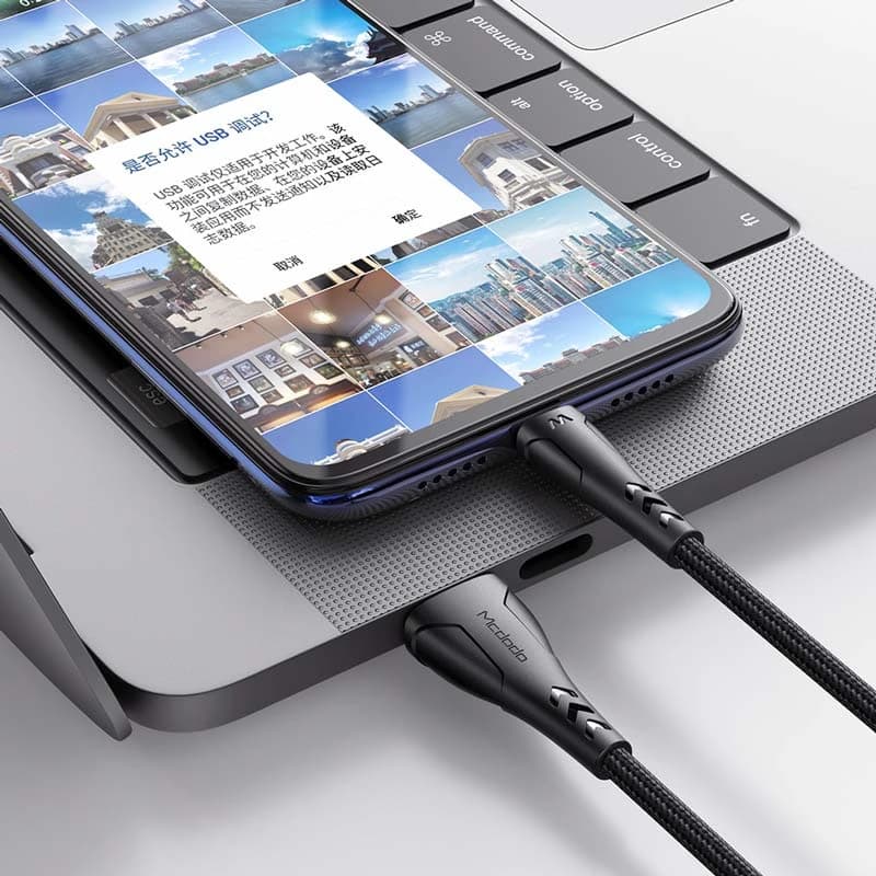 کابل شارژ USB به میکرو USB کوتاه مک دودو Mcdodo 7450 — تصویر ۳