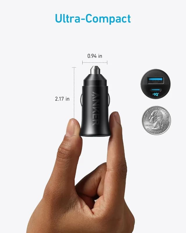 شارژر فندکی 30 وات انکر Anker USB-C Car Charger 30W A2741 — تصویر ۳