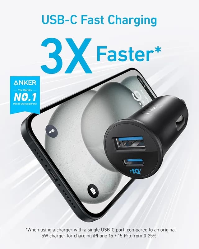 شارژر فندکی 30 وات انکر Anker USB-C Car Charger 30W A2741 — تصویر ۶