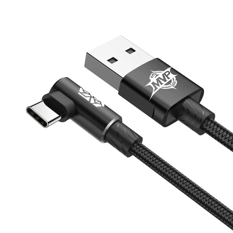 کابل شارژ USB به تایپ سی گیمینگ MVP یک متری بیسوس مدل Baseus MVP