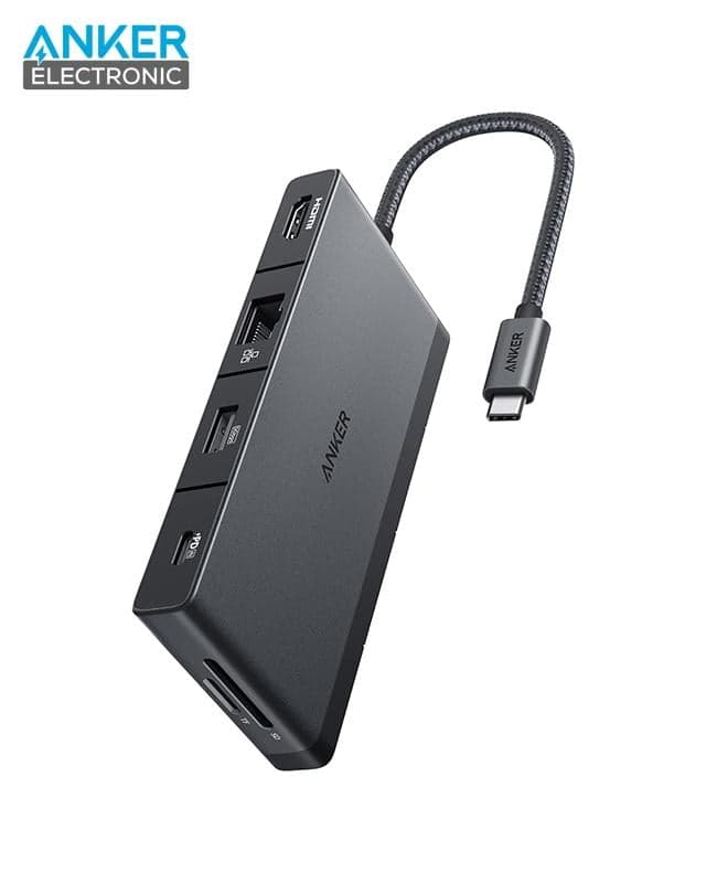 هاب دیتا 9 پورت انکر Anker 552 USB-C Hub 9-in-1 A8373 — تصویر ۲