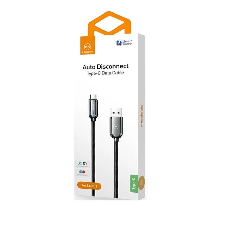 کابل شارژ USB به Type-C اتودیسکانکت 1 متری مک دودو مدل Mcdodo 6190 — تصویر ۶