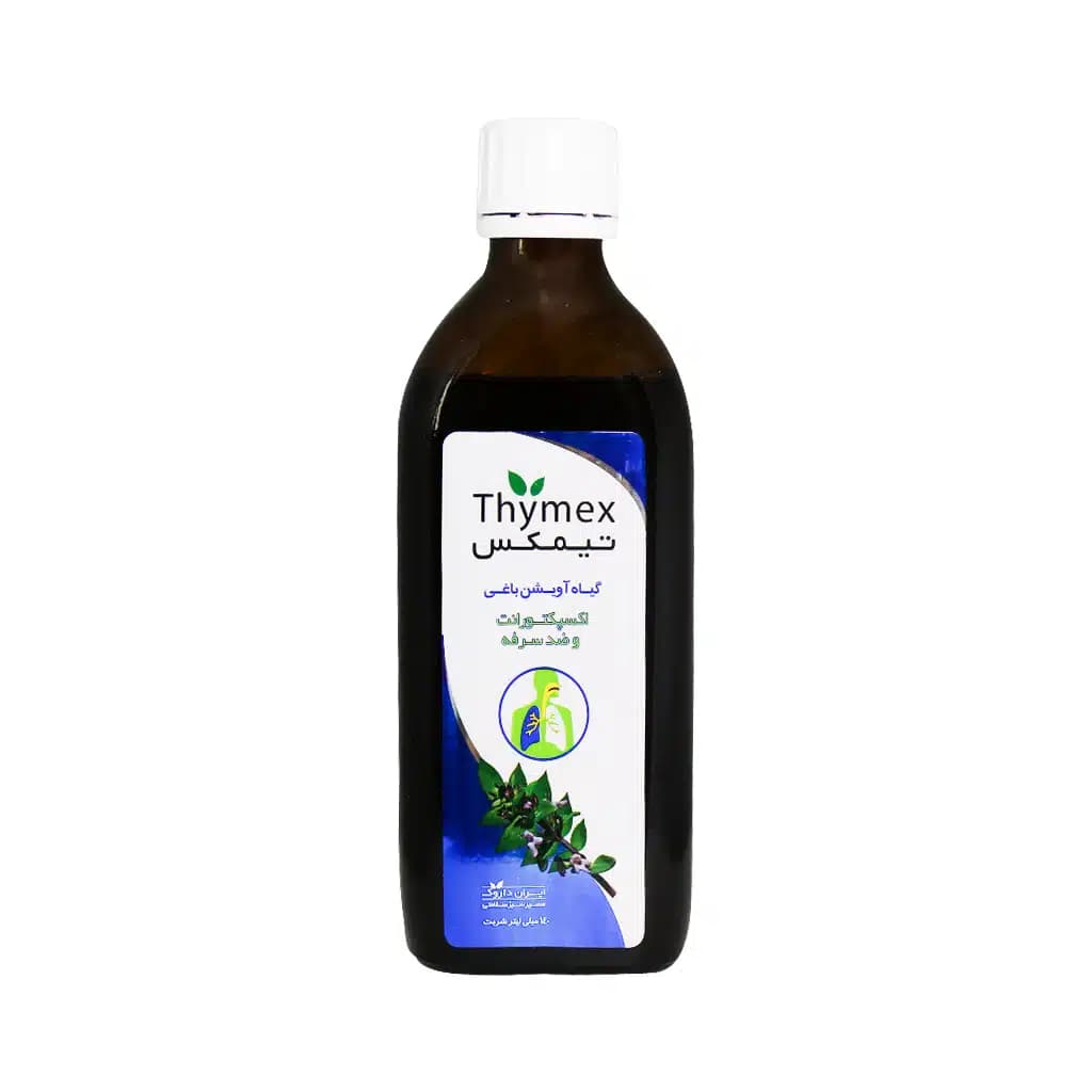 شربت اکسپکتورانت و ضد سرفه تیمکس 140 میلی لیتر — تصویر ۳
