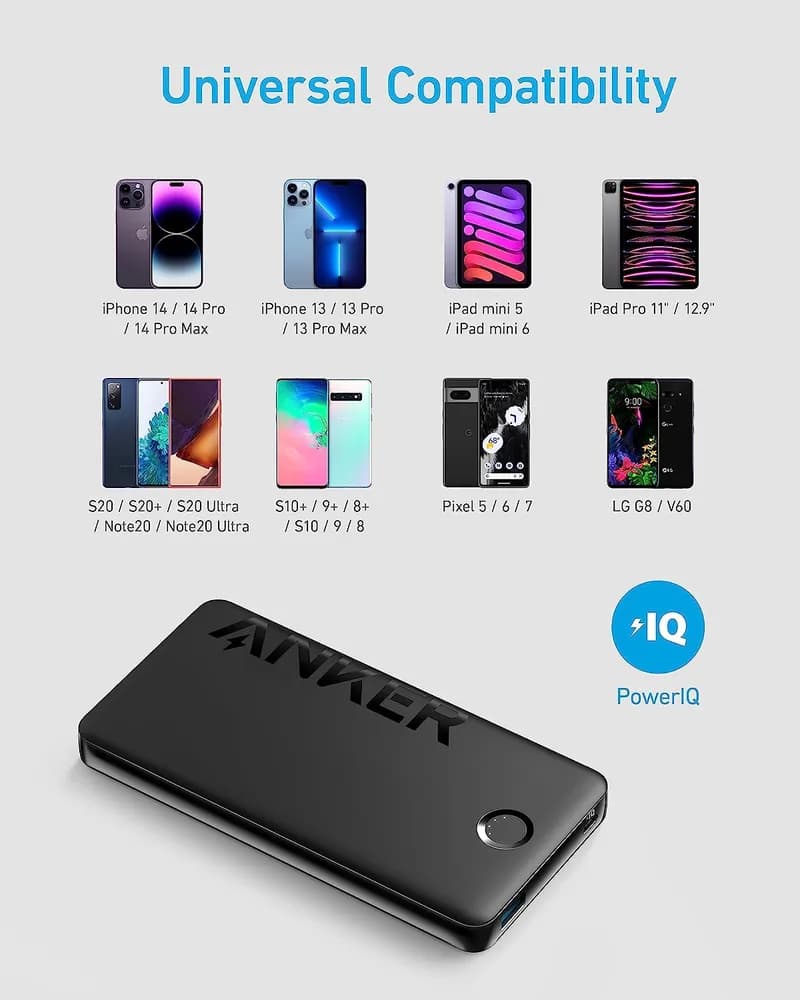 پاوربانک 10 هزار میلی آمپر انکر Anker 323 Powerbank 10000mAh A1334 — تصویر ۵