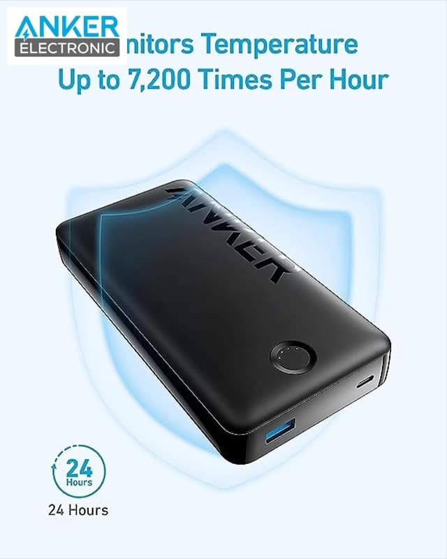 پاوربانک 20,000 میلی آمپر انکر Anker Portable Charger, 325 Power Bank A1286 — تصویر ۶