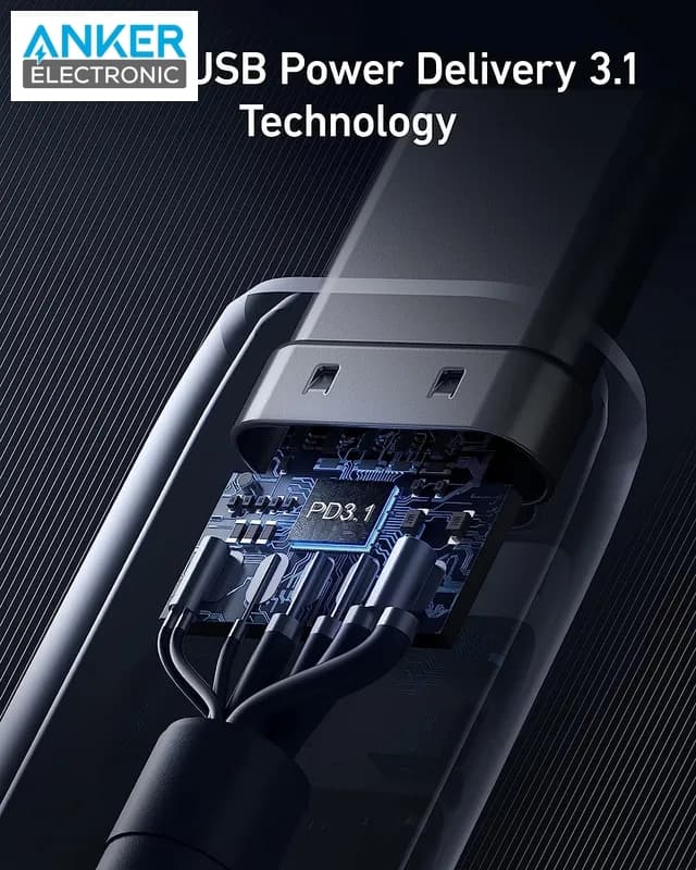 کابل تایپ سی انکر 765 Anker Powerline 140W A8866 — تصویر ۳