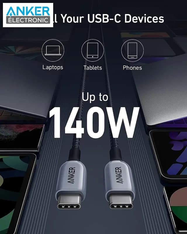 کابل تایپ سی انکر 765 Anker Powerline 140W A8866 — تصویر ۶