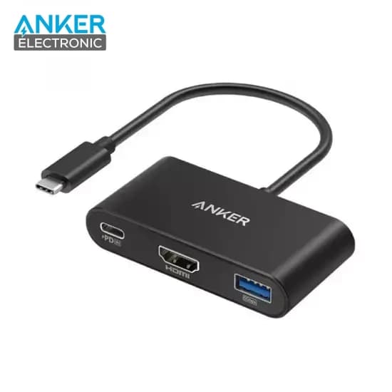 هاب دیتا 3 در 1 انکر Anker PowerExpand 3-in-1 USB-C Hub A8339